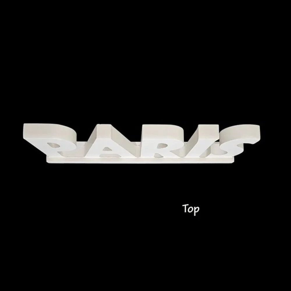 Paris White Wooden Letters/Word Sign 11.5 inches by 5 inches